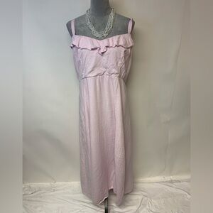 Old Navy Womens Dress Size XL Pink Coquette Feminine Ethereal Soft Girl Maxi